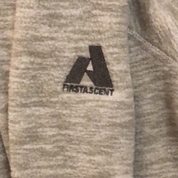 EDDIE BAUER Oatmeal & Charcoal Grey 1/4 Zip Pullover Fleece 2XL NWT - Picture 7 of 8